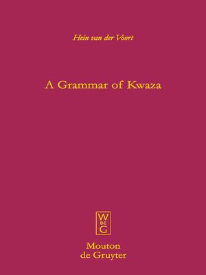 cover image of A Grammar of Kwaza
